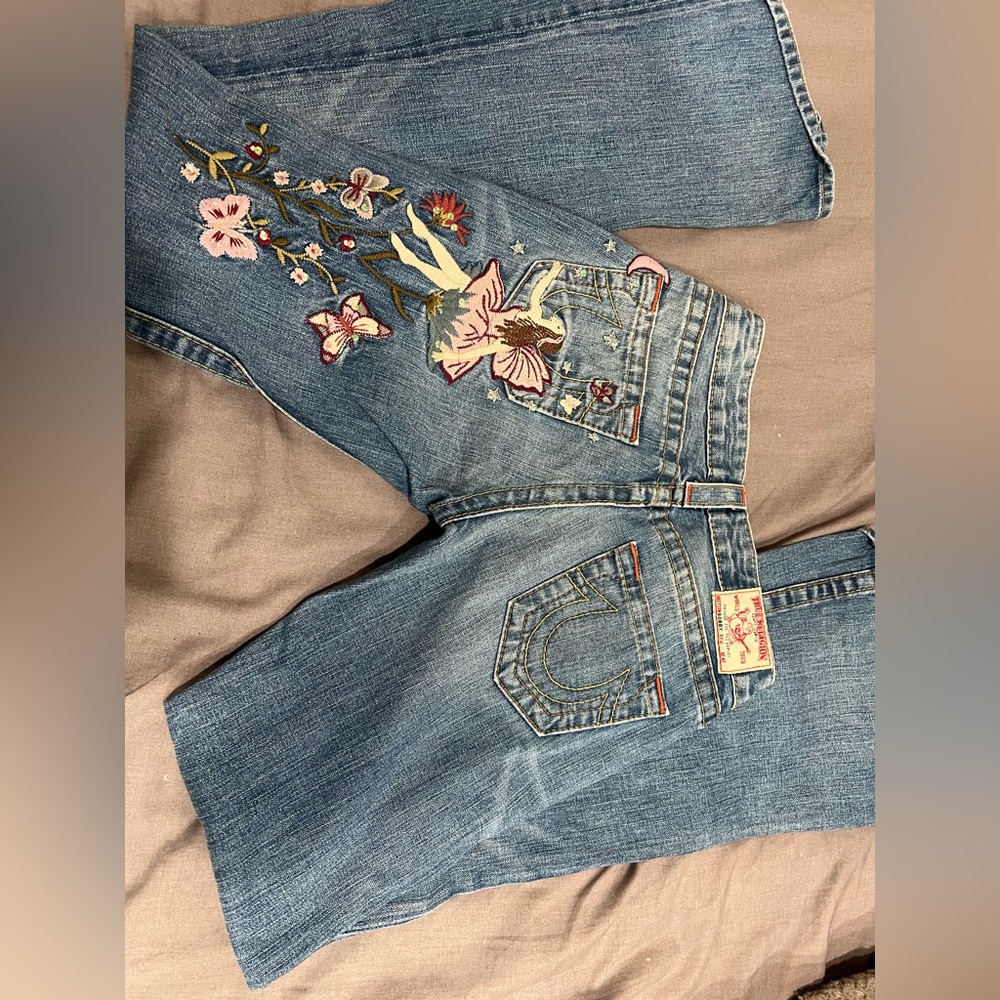 Y2K True Religion Fairy Jeans